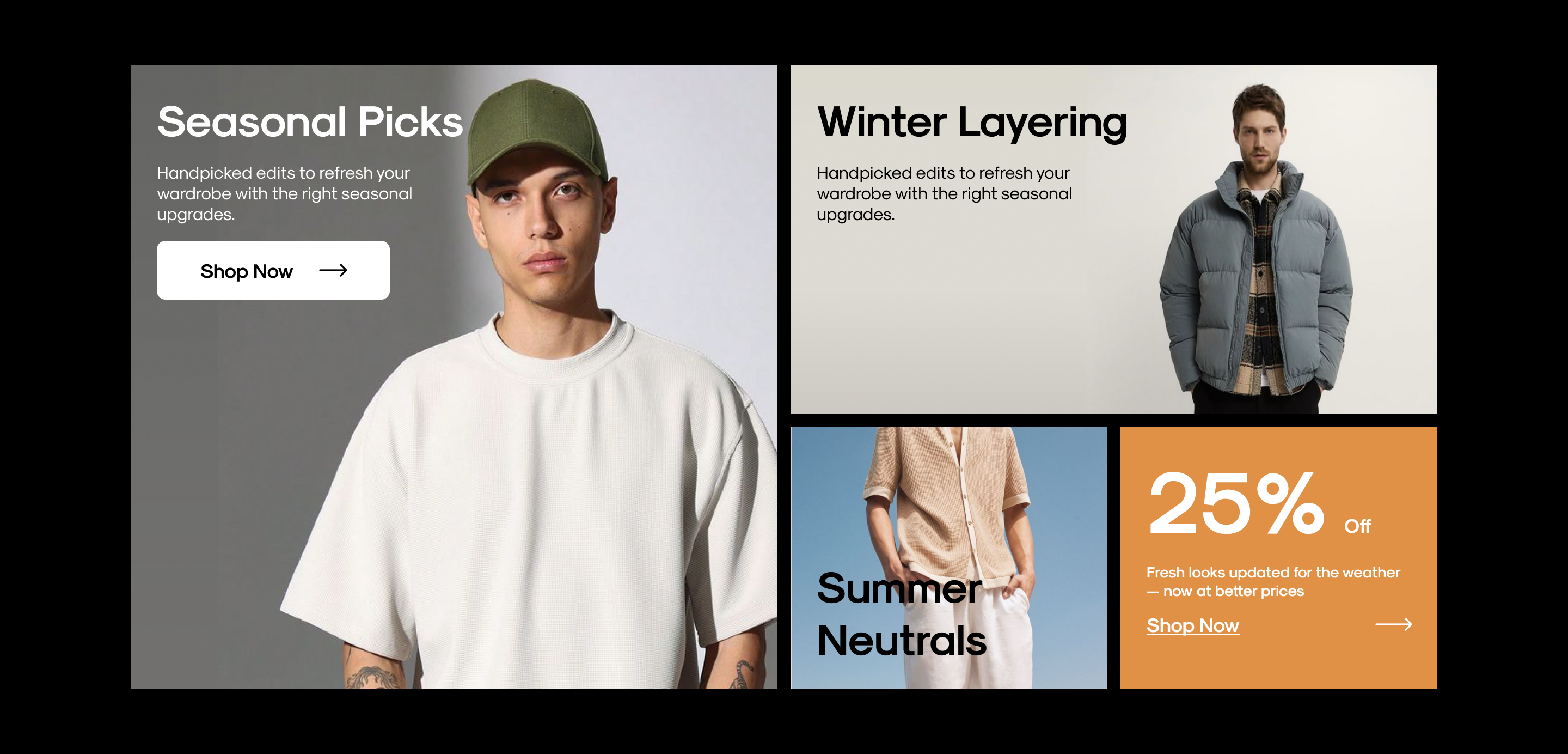 Seasonal Picks, Winter Layering & Summer Neutrals — shop the collection